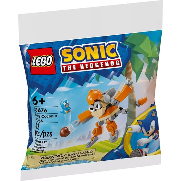 LEGO Sonic the Hedgehog Kiki's Coconut Attack 30676 - Picture 1 of 2